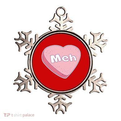 Valentine's Day Meh Conversation Heart Candy Ornament