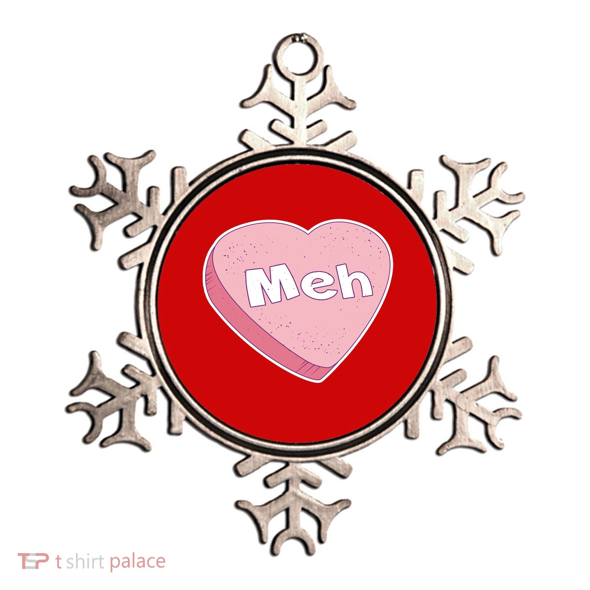 Valentine's Day Meh Conversation Heart Candy Ornament