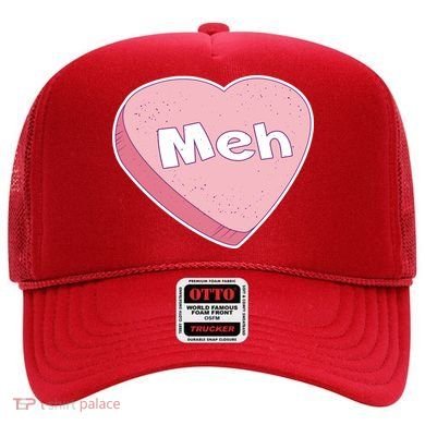 Valentine's Day Meh Conversation Heart Candy Hat