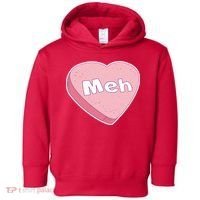 Valentine's Day Meh Conversation Heart Candy Toddler Hoodie thumb 0