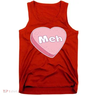 Valentine's Day Meh Conversation Heart Candy Tank Top