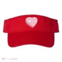 Valentine's Day Meh Conversation Heart Candy Visor thumb 0
