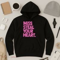 Valentine's Day Miss Steal Your Heart Hoodie thumb 3