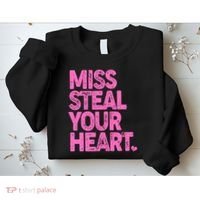 Valentine's Day Miss Steal Your Heart Sweatshirt thumb 2