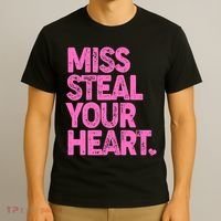 Valentine's Day Miss Steal Your Heart T-Shirt thumb 3