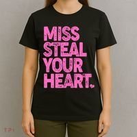 Valentine's Day Miss Steal Your Heart T-Shirt thumb 4