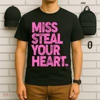 Valentine's Day Miss Steal Your Heart T-Shirt thumb 6