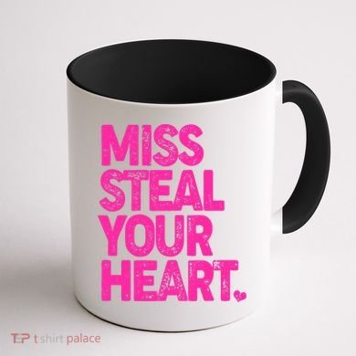 Valentine's Day Miss Steal Your Heart Coffee Mug back