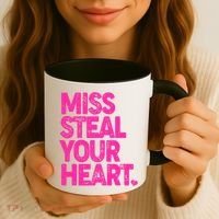 Valentine's Day Miss Steal Your Heart Coffee Mug thumb 3
