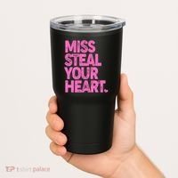 Valentine's Day Miss Steal Your Heart Tumbler thumb 2