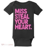 Valentine's Day Miss Steal Your Heart Baby Bodysuit thumb 0