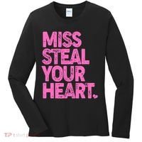 Valentine's Day Miss Steal Your Heart Women's Long Sleeve Shirt thumb 0