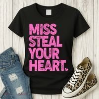 Valentine's Day Miss Steal Your Heart Women's T-Shirt thumb 3