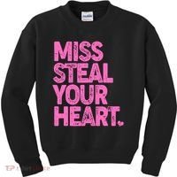 Valentine's Day Miss Steal Your Heart Kids Sweatshirt thumb 0