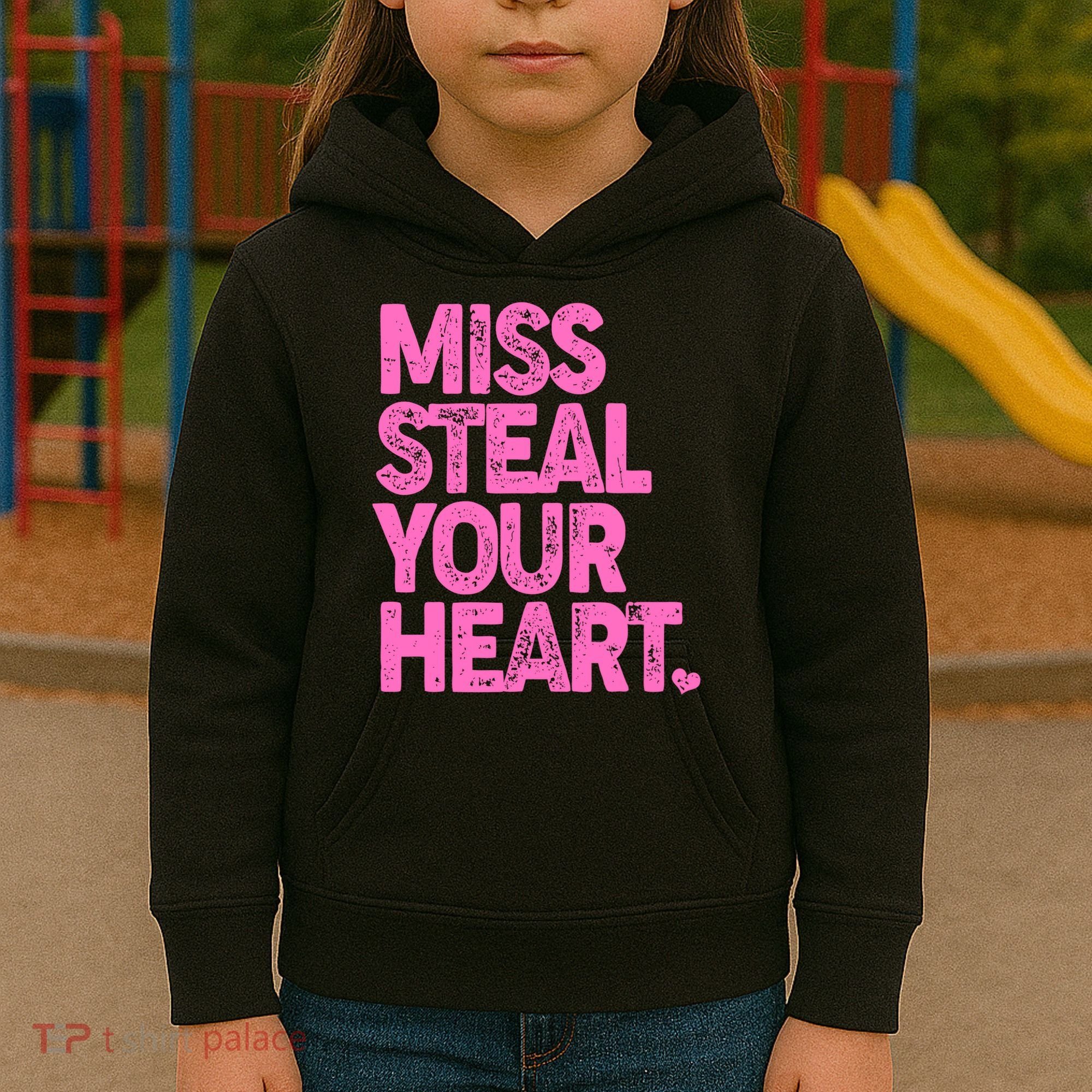 Valentine's Day Miss Steal Your Heart Kids Hoodie