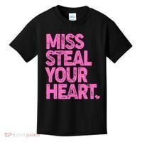 Valentine's Day Miss Steal Your Heart Kids T-Shirt thumb 0