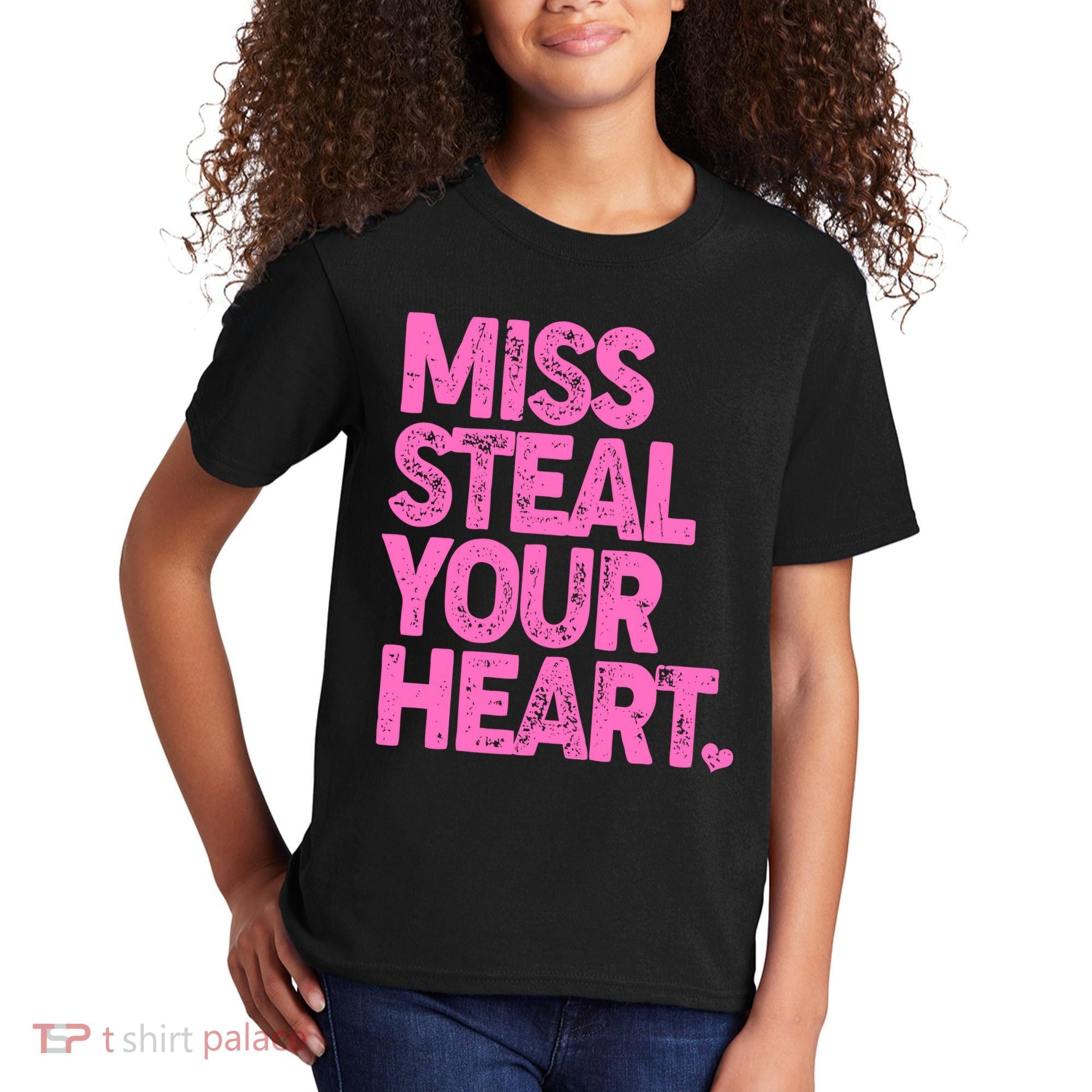 Valentine's Day Miss Steal Your Heart Kids T-Shirt