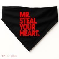 Valentine's Day Mr Steal Your Heart USA-Made Doggie Bandana thumb 0