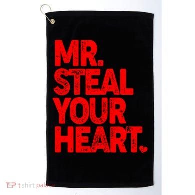 Valentine's Day Mr Steal Your Heart Golf Towel