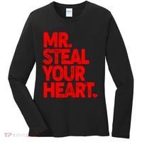Valentine's Day Mr Steal Your Heart Women's Long Sleeve Shirt thumb 0
