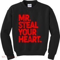 Valentine's Day Mr Steal Your Heart Kids Sweatshirt thumb 0