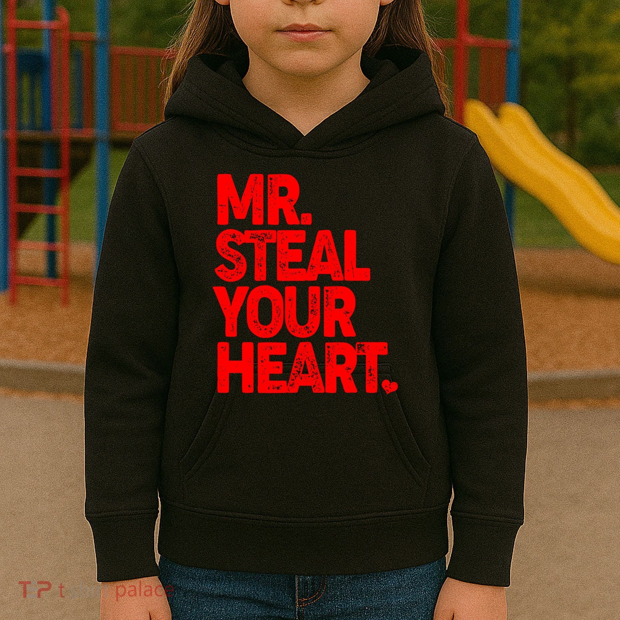 Valentine's Day Mr Steal Your Heart Kids Hoodie