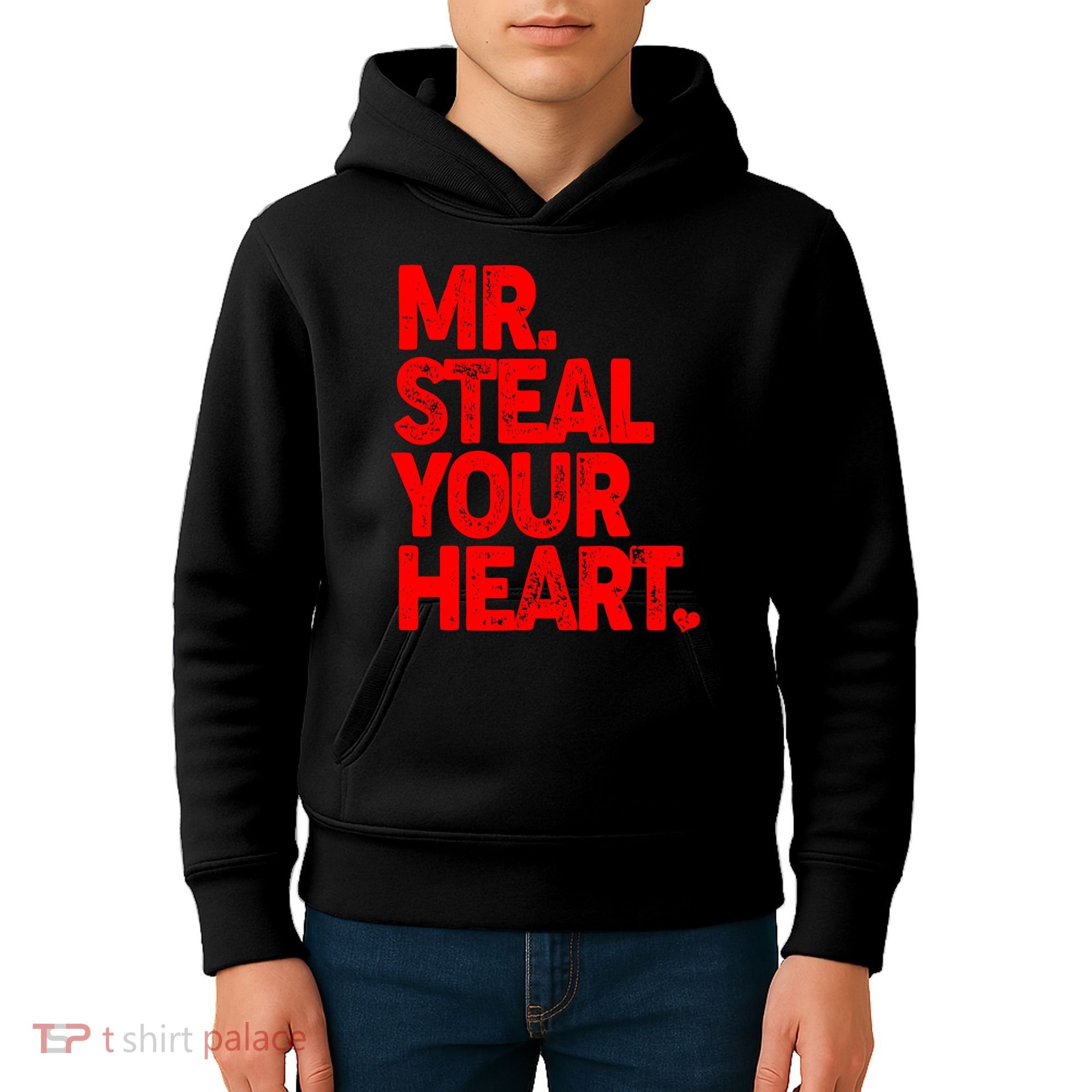 Valentine's Day Mr Steal Your Heart Kids Hoodie