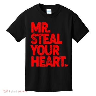 Valentine's Day Mr Steal Your Heart Kids T-Shirt