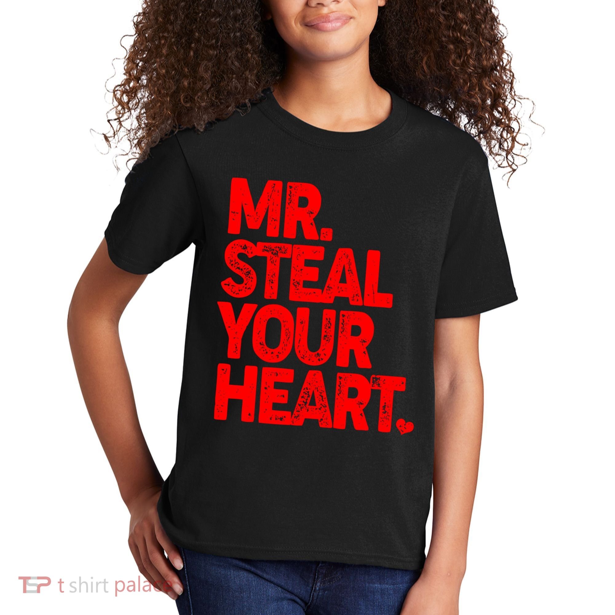 Valentine's Day Mr Steal Your Heart Kids T-Shirt