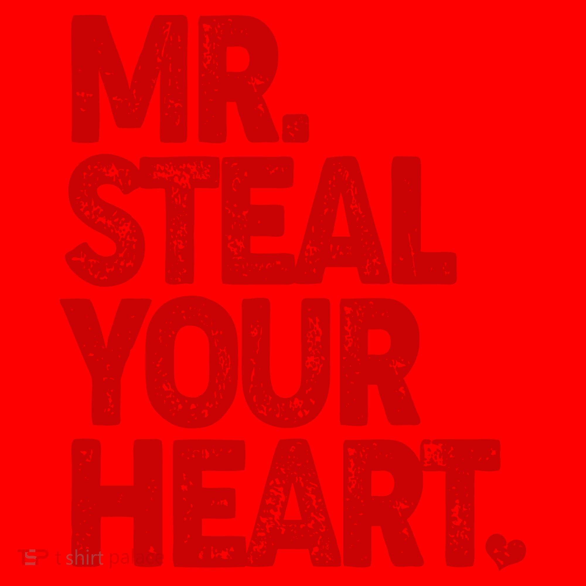 Valentine's Day Mr Steal Your Heart Santa Hat