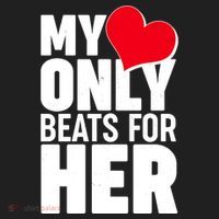 Valentine's Day My Heart Only Beats for Her Matching Couples Tumbler thumb 3