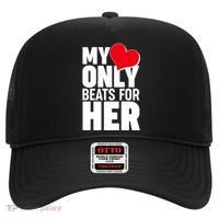 Valentine's Day My Heart Only Beats for Her Matching Couples Hat thumb 0