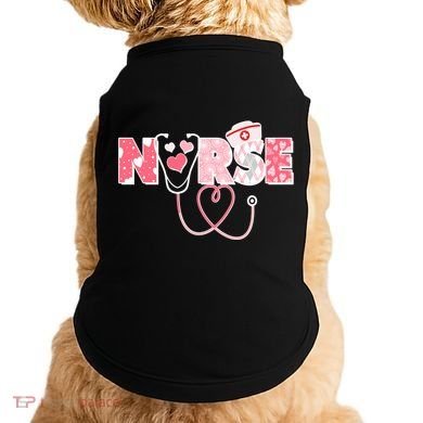 Valentine's Day Nurse Love Doggie Tank