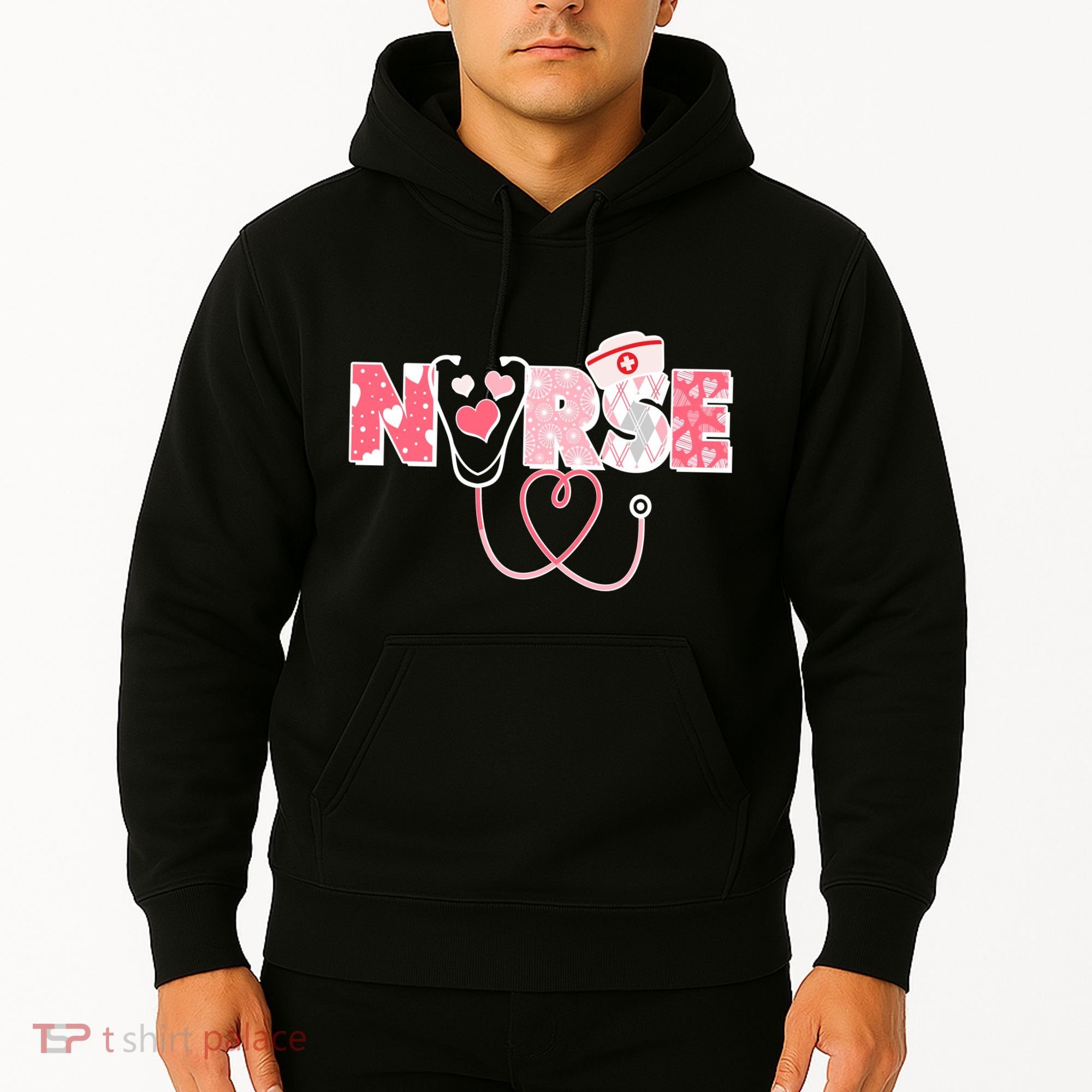 Valentine's Day Nurse Love Hoodie
