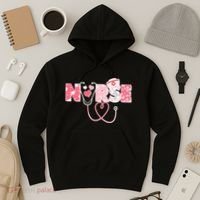 Valentine's Day Nurse Love Hoodie thumb 3