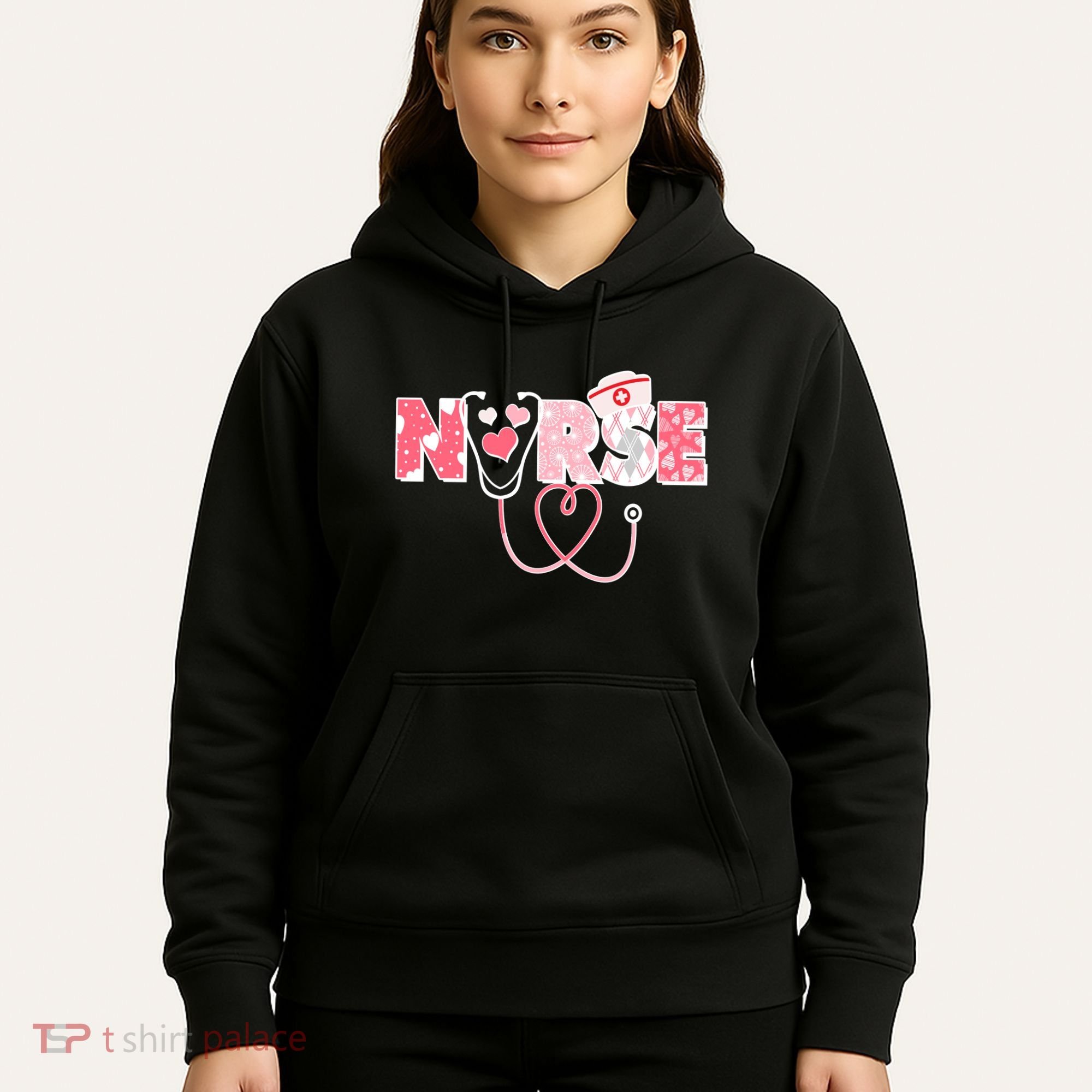Valentine's Day Nurse Love Hoodie