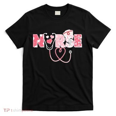 Valentine's Day Nurse Love T-Shirt