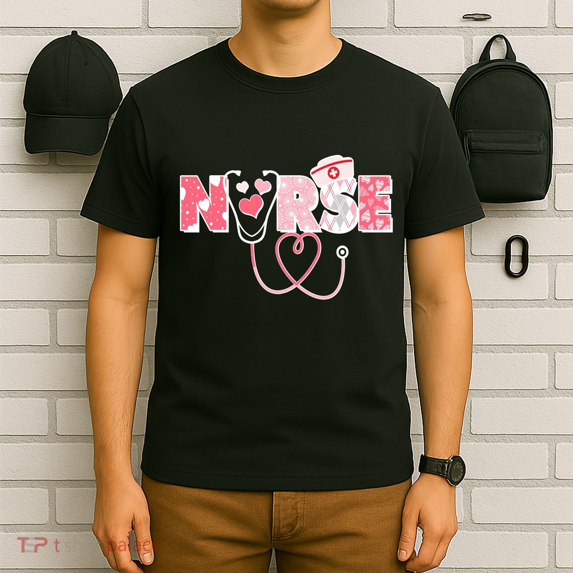 Valentine's Day Nurse Love T-Shirt