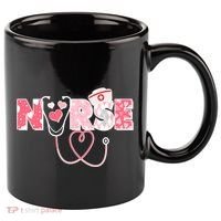 Valentine's Day Nurse Love 11oz C Handle Ceramic Mug thumb 0
