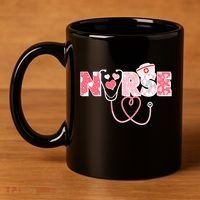 Valentine's Day Nurse Love 11oz C Handle Ceramic Mug thumb 4