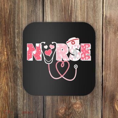 Valentine's Day Nurse Love Coaster