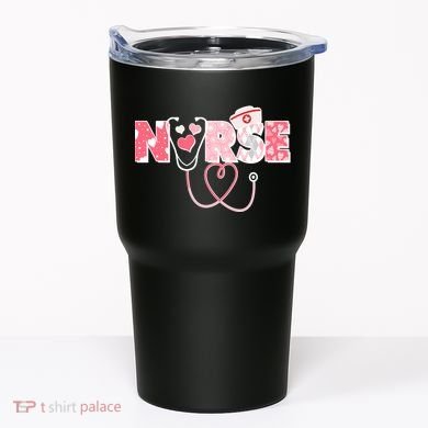 Valentine's Day Nurse Love Tumbler