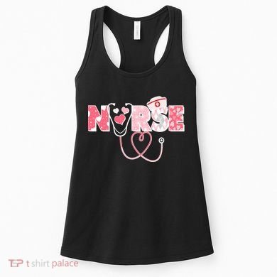 Valentine's Day Nurse Love Women's Tank Top