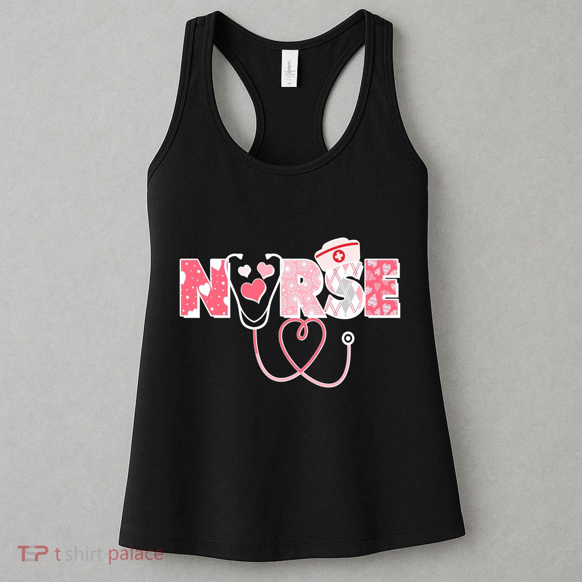Valentine's Day Nurse Love Women's Tank Top