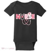 Valentine's Day Nurse Love Baby Bodysuit thumb 0