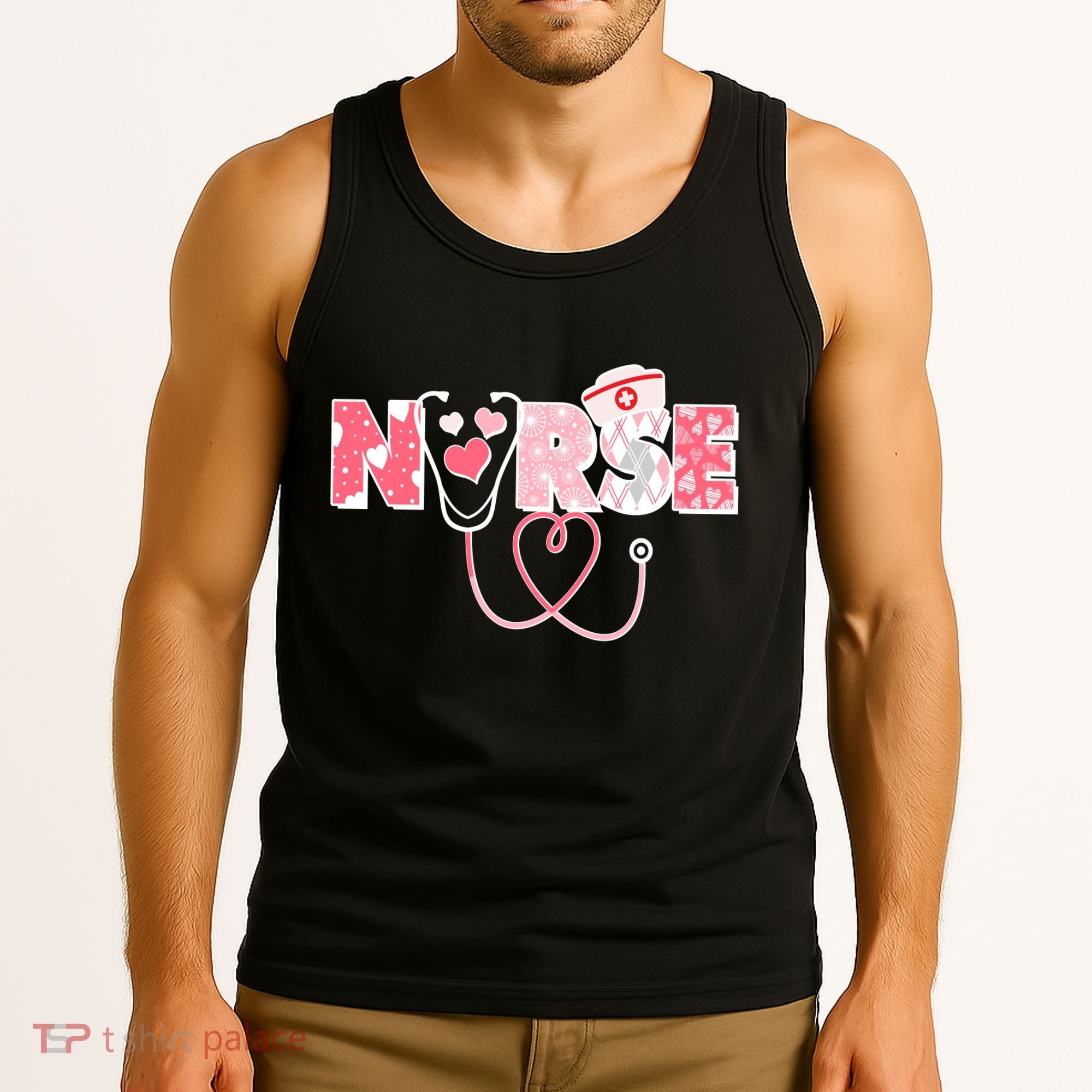 Valentine's Day Nurse Love Tank Top