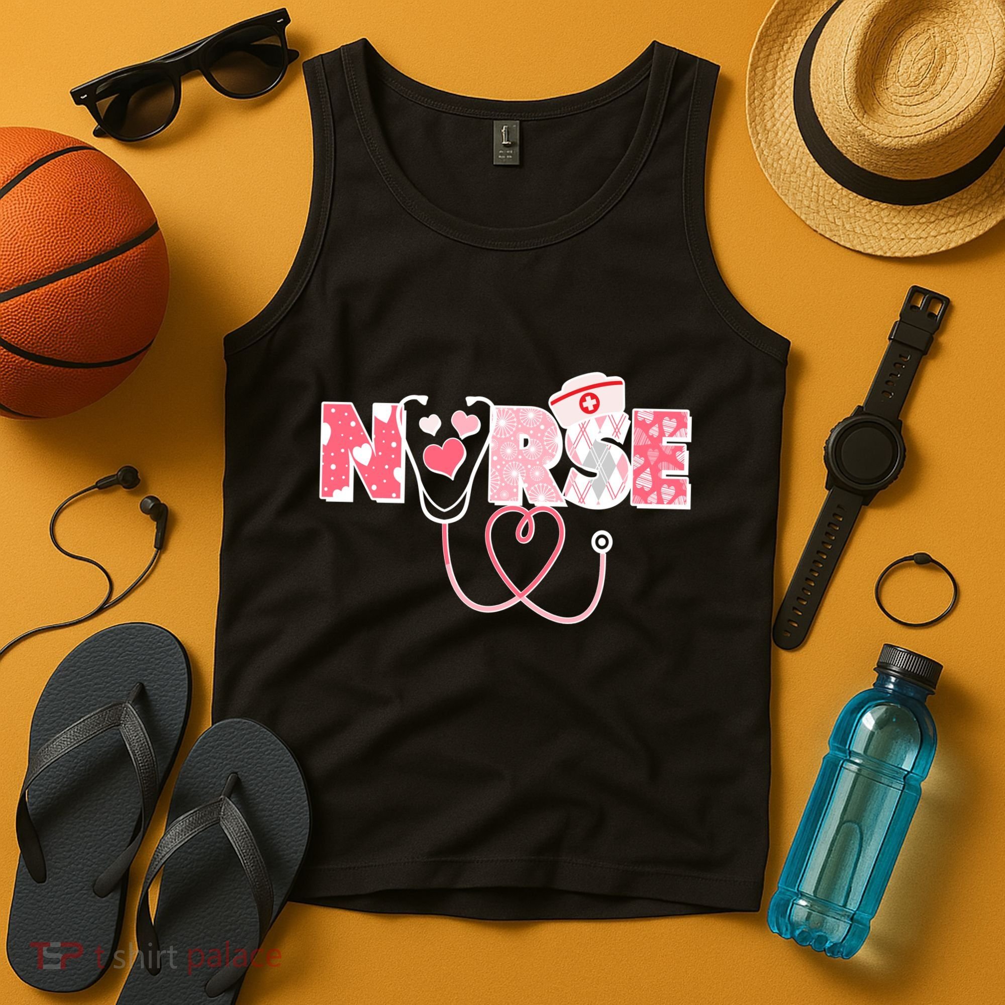 Valentine's Day Nurse Love Tank Top
