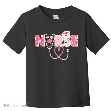Valentine's Day Nurse Love Toddler T-Shirt