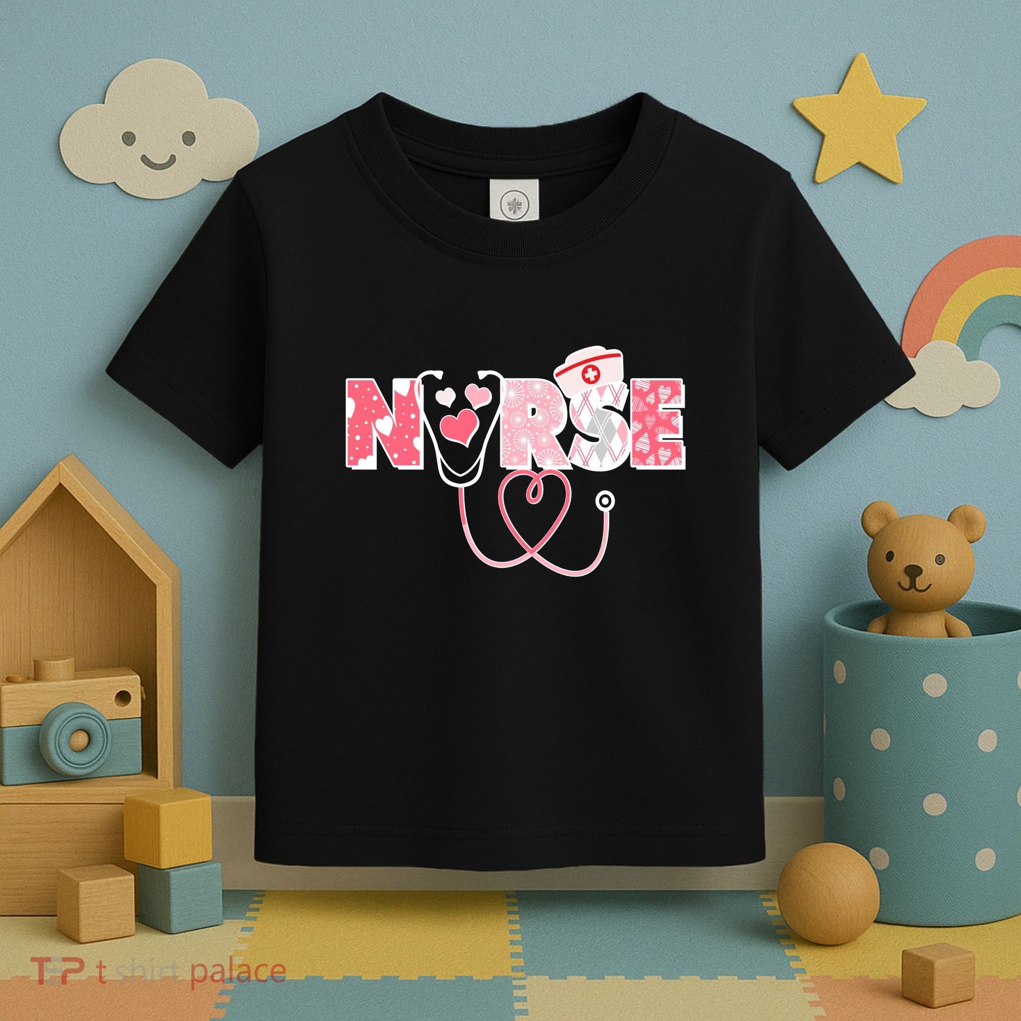 Valentine's Day Nurse Love Toddler T-Shirt