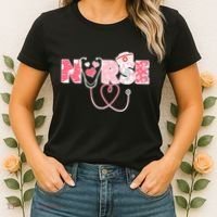 Valentine's Day Nurse Love Women's T-Shirt thumb 2